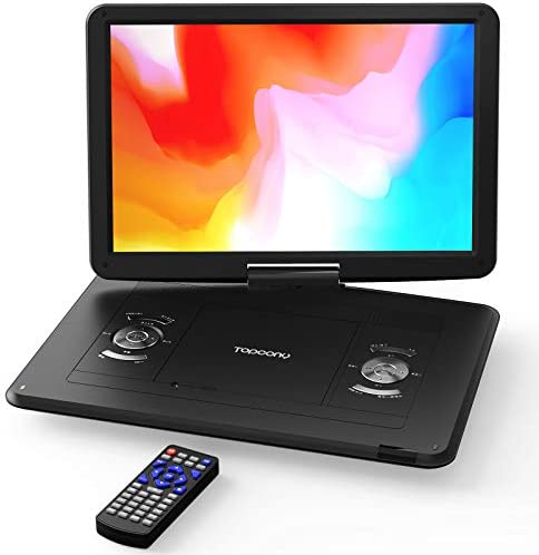 Topcony Portable DVD Player, 17.9 inch, 1280 x 800, 15.6 inch 